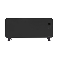 Masterplug Heater 2.0 kW | Glass Panel | Anthracite Grey