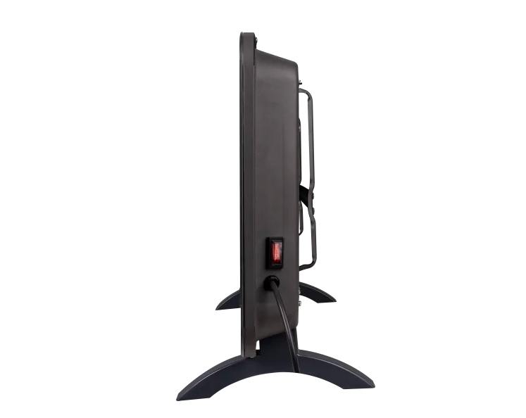 Masterplug Heater 2.0 kW | Glass Panel | Anthracite Grey