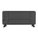 Masterplug Heater 2.0 kW | Glass Panel | Anthracite Grey