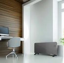 Masterplug Heater 2.0 kW | Glass Panel | Anthracite Grey
