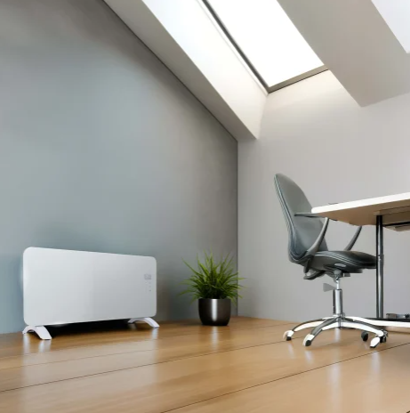 Masterplug Heater 2.0 kW | Glass Panel | Arctic White