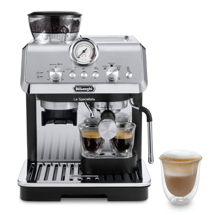DeLonghi La Specialista Arte Manual Espresso Maker Matte Black | EC9155.MB