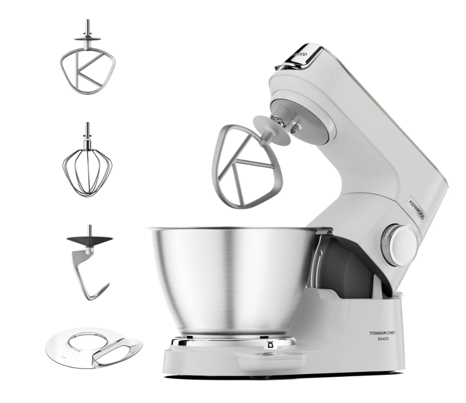 KENWOOD Titanium Chef Baker KVC65.001WH Stand Mixer - White