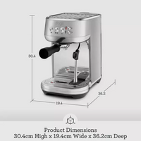 Sage The Bambino Plus | SES500BSS4GUK1 brushed steel