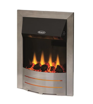 Stanley Argon Aranmore Electric Fire Chrome