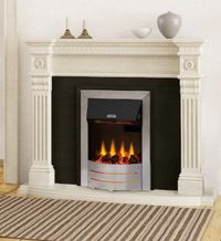 Stanley Argon Aranmore Electric Fire Chrome
