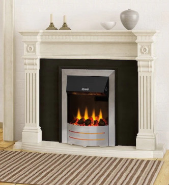 Stanley Argon Aranmore Electric Fire Chrome