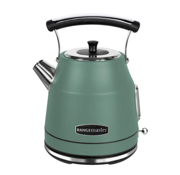 Rangemaster Classic Mineral Green Dome Kettle