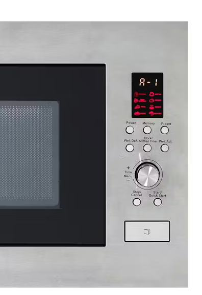Belling 900W Integrated Microwave | BIM60STA | Stainless Steel