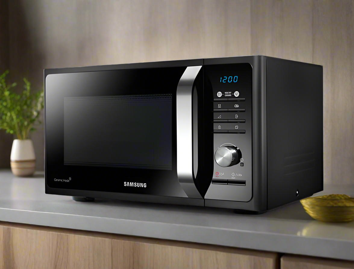 Samsung 23 Litre 800W Freestanding Solo Microwave | Black | MS23F301TAK/EU