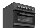 Beko Electric Cooker Black 500mm | KDVC563AK