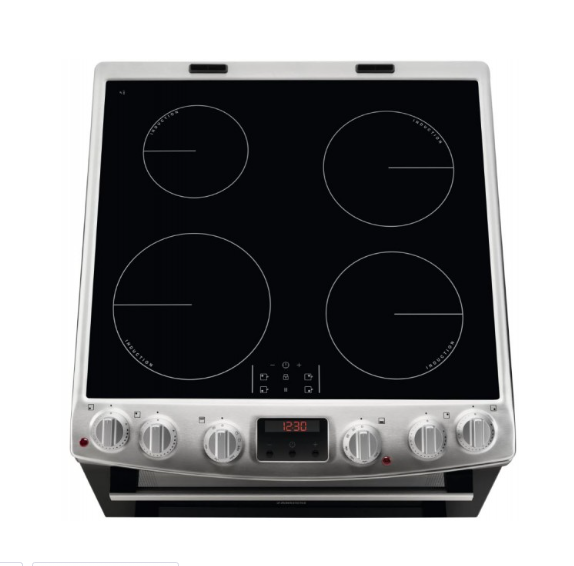 Zanussi Electric Cooker Steel 600mm | ZCI66280XA