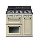 Smeg 90cm Dual Fuel Range Cooker | TR93P | Cream