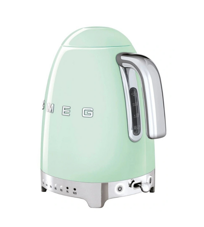 Smeg Retro 50's Style 1.7 Litre Kettle | Pastel Green
