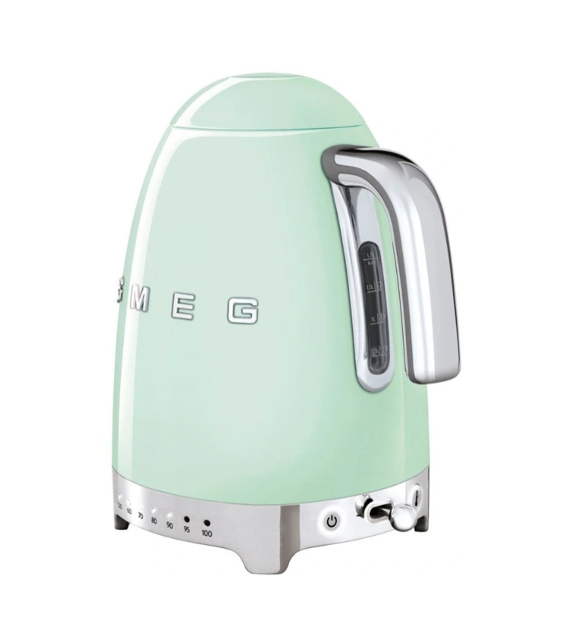 Smeg Retro 50's Style 1.7 Litre Kettle | Pastel Green