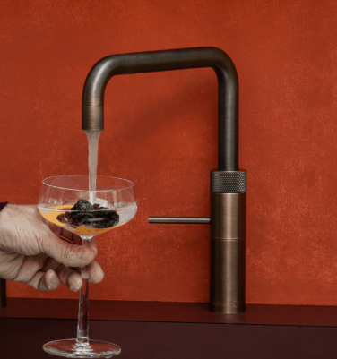 Quooker Combi 2.2 Fusion Square Patinated Brass