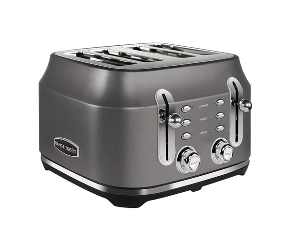 Rangemaster Classic 4 Slice Grey Toaster