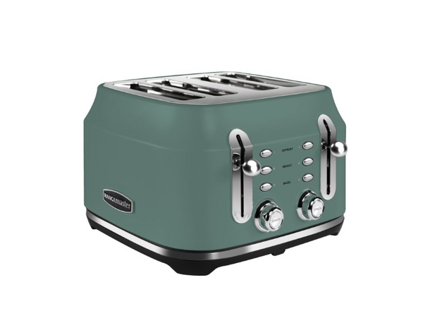 Rangemaster Classic 4 Slice Mineral Green Toaster