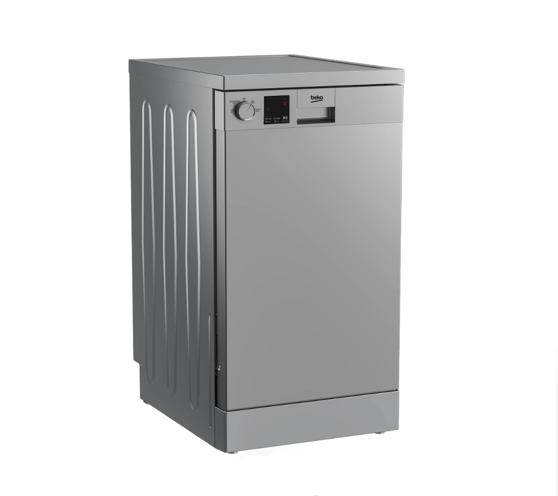 Beko Slim Freestanding Dishwasher | Silver | DVS04020S
