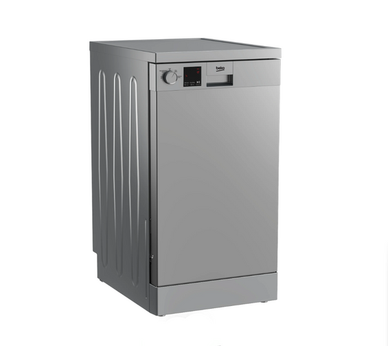Beko Slim Freestanding Dishwasher | Silver | DVS04020S
