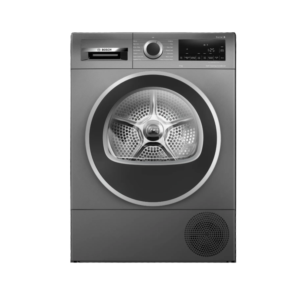 Bosch Series 6 9kg Heat Pump Dryer Graphite | WQG245R1GB