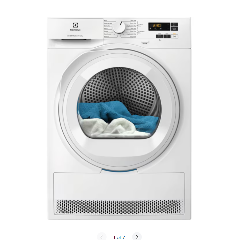 Electrolux Heat Pump Dryer 8kg | EDHI618WD