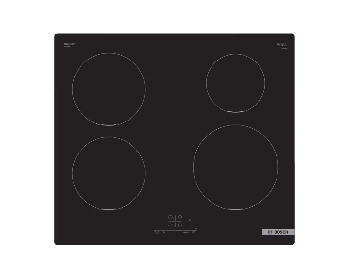 Bosch Series 2 4 Ring Electric Ceramic Hob 60cm | Black | PKE611CA3E