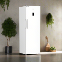 Beko Freestanding Tall Larder Fridge Steel | LNP4686LVPS