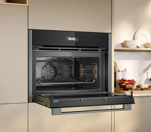 Neff N 70 Built- In 45l Compact Oven With Microwave | Graphite Grey | C24MR21G0B