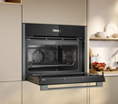 Neff N 70 Built- In 45l Compact Oven With Microwave | Graphite Grey | C24MR21G0B