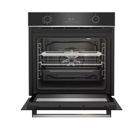 Beko Pro AeroPerfect AirFry Single Pyrolytic Oven Black 600mm | BBIMA13301XMP