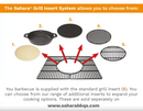 Sahara X350 3 Burner Gas BBQ (Teal)