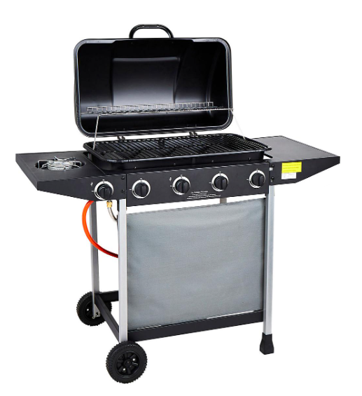 Oscar 4 Burner Gas BBQ with Side Burner