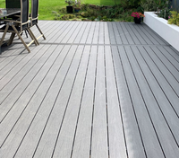 Saige Hollow Decking Board Fire Resistant B1 3600mm | Light Grey