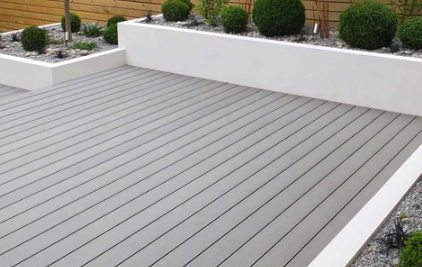 Saige Hollow Decking Board 3600mm | Light Grey