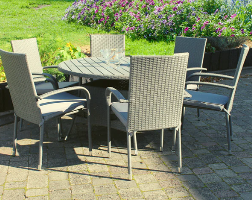 Rio 6 Seater Rattan Dining Set