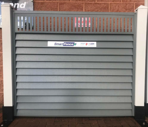 SmartFence Trellis Vertical Lines | Merlin Grey