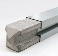 SmartFence Post Cover 1900mm (65mm) | Goosewing Grey