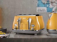 Delonghi Icona Toaster Yellow CTOC4003.Y