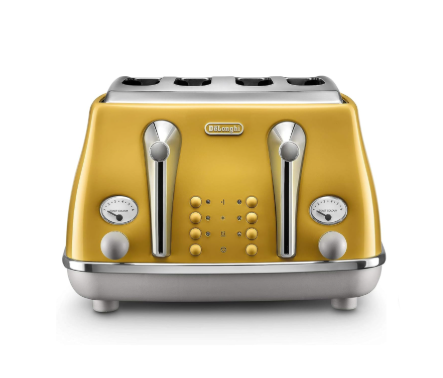 Delonghi Icona Toaster Yellow CTOC4003.Y