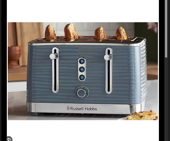 Russell Hobbs Inspire 4 Slice Toaster | Grey*