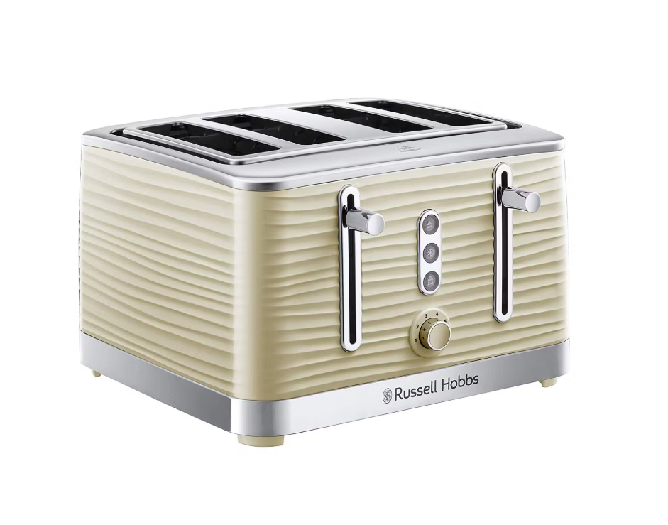 Russell Hobbs Inspire 4 Slice Toaster | Cream | 24384