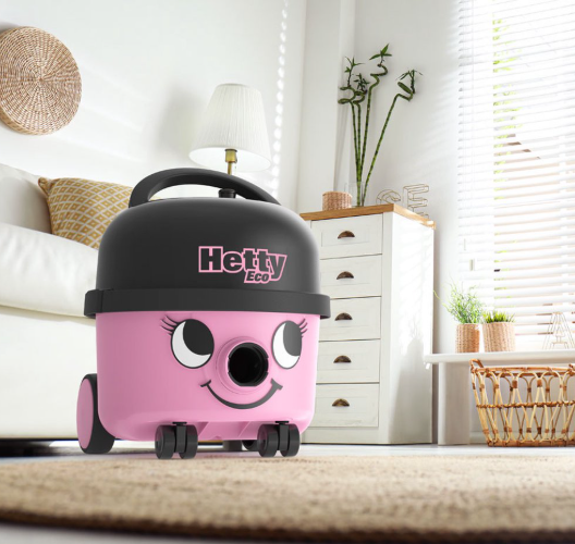 Hetty Bagged Cylinder Vacuum Cleaner - Pink | HET200