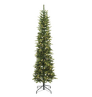 Slim Fir Christmas Pre-Lit LED Tree 68cm Wide 7ft/210cm
