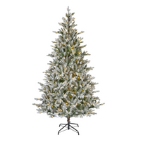 Luxury Hard Needle Pine Snowy Christmas Pre-Lit LED Tree Tree 8ft/240cm
