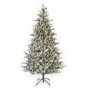 Luxury Hard Needle Pine Snowy Christmas Pre-Lit LED Tree Tree 7ft/210cm
