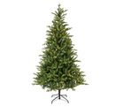 Luxury Hard Needle Pine Green Christmas Pre-Lit LED Tree Tree 7ft/210cm