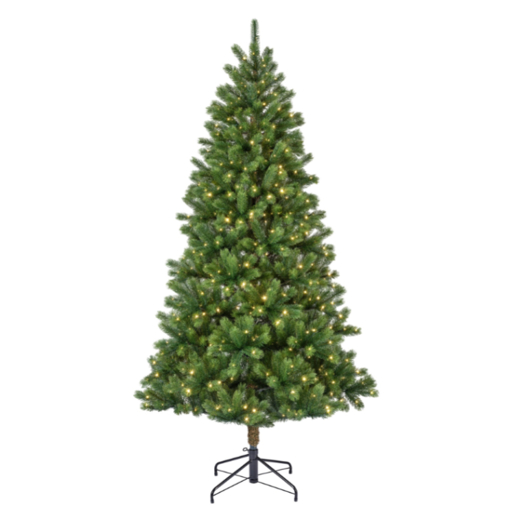 Fir Pre-Lit Micro LED Christmas Tree 7ft/210cm