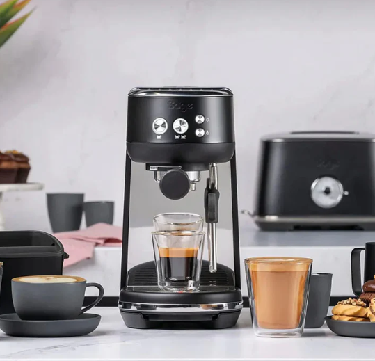 Sage The Bambino Plus Espresso Machine | Black Truffle | SES500BTR4GUK1
