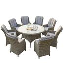Ashford Rattan 8 Seater Set Brown